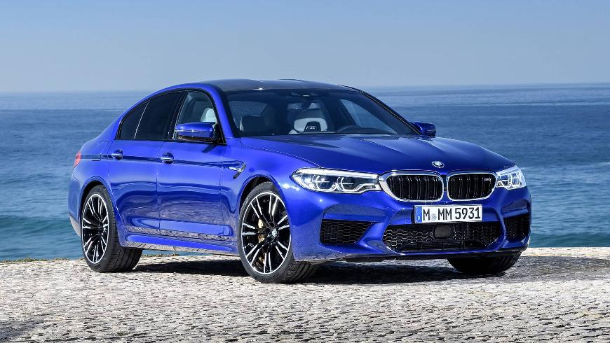 Новый BMW M5 показался в рекламном ролике