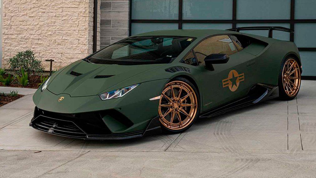Тюнинг-ателье R1 Motorsports показало армейский Lamborghini Huracan Performante