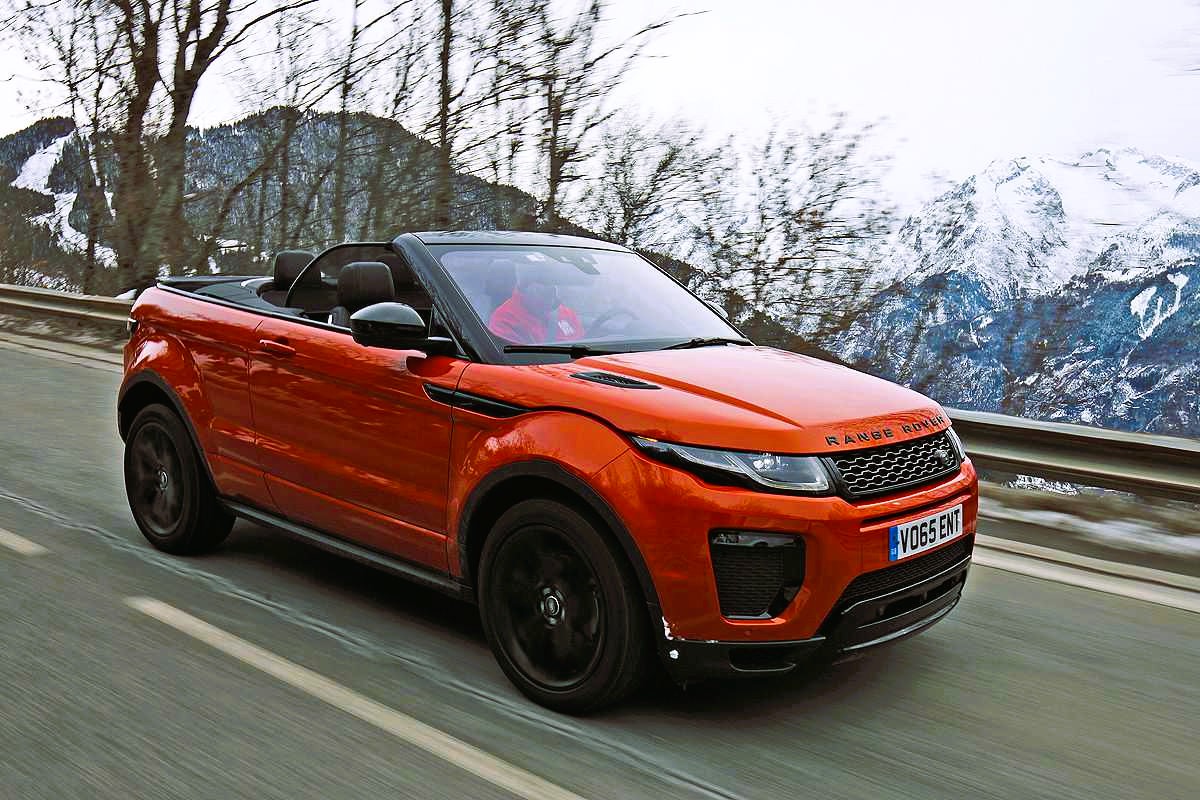 Кроссовер Range Rover Evoque обзавёлся версией кабриолет