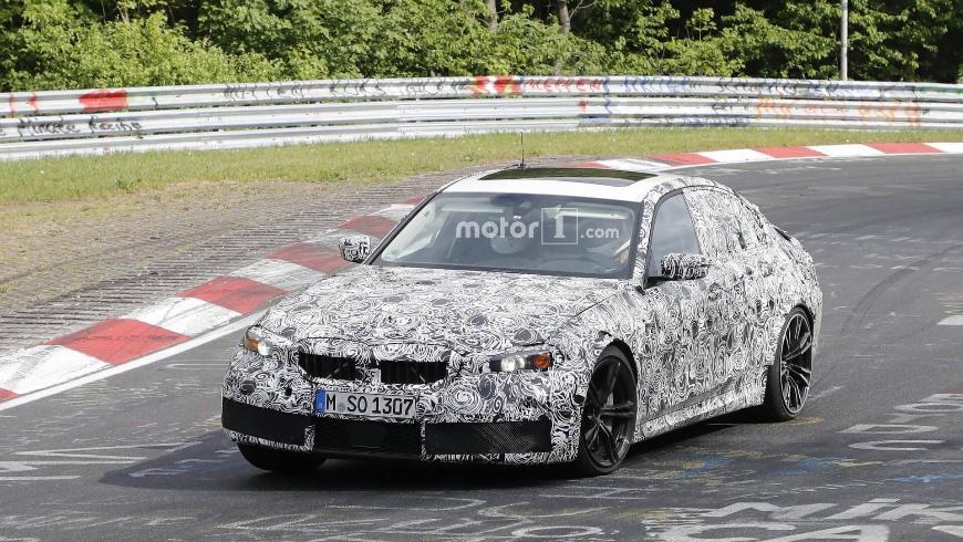 Обновлённый BMW M3 замечен на Нюрбургринге
