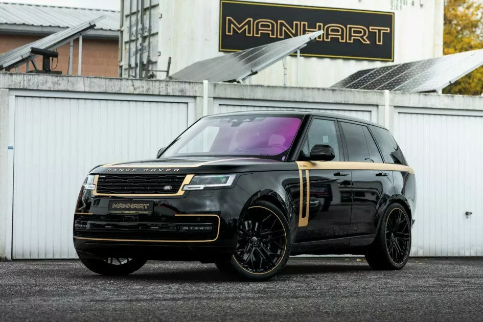 Тюнинг-ателье Manhart создало зловещий черно-золотой Range Rover