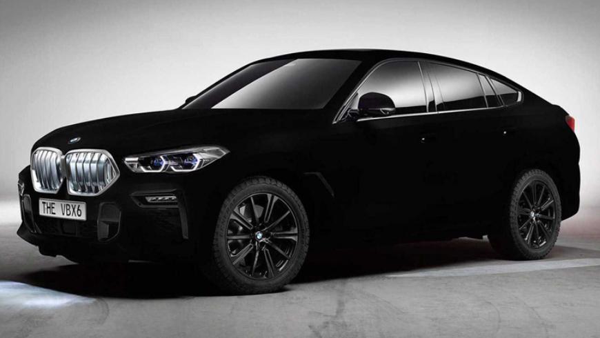 BMW X6 обзавелся особым цветом Vantablack