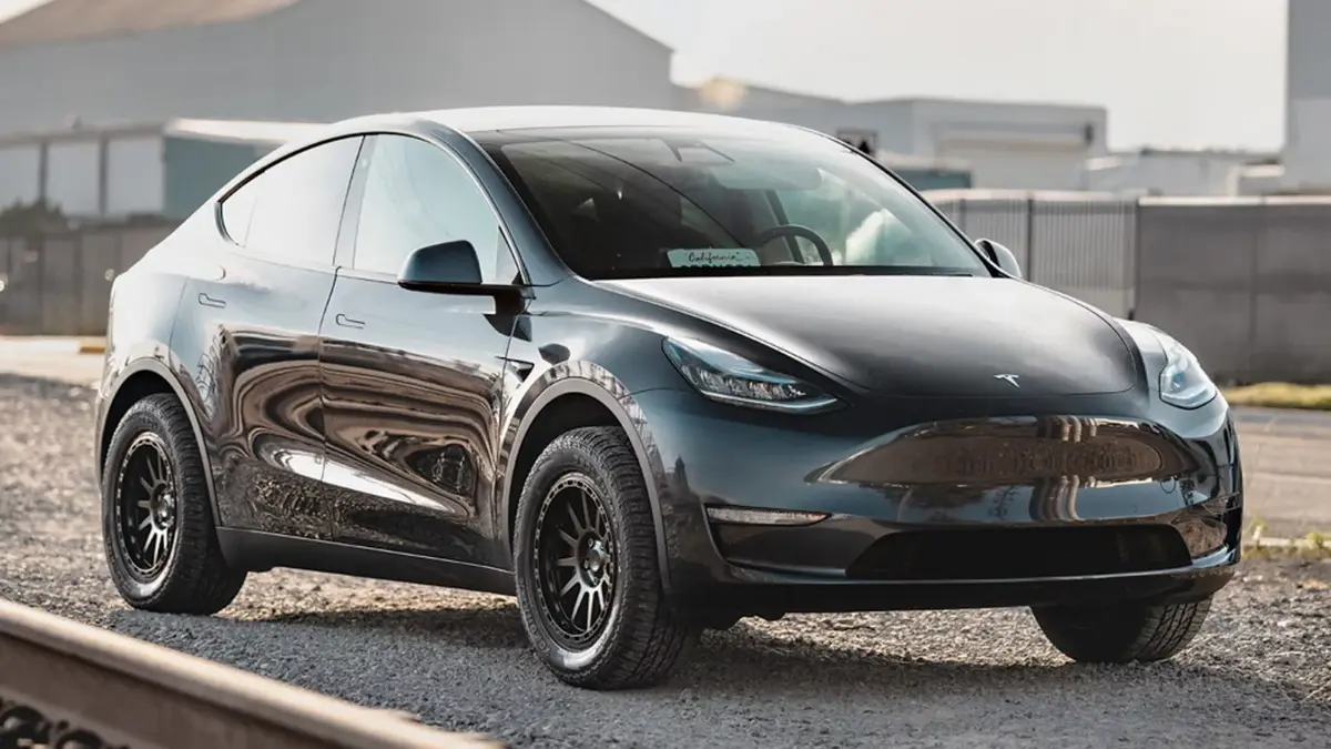 Электрический Tesla Model Y очень круто выглядит с этими колесами