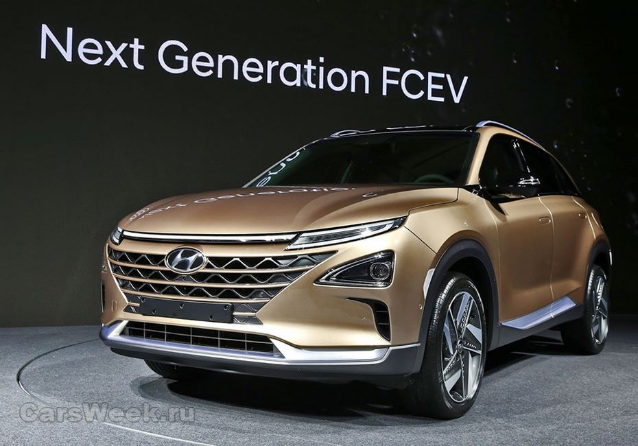 Hyundai представил новую версию кроссовера на водородной установке повышенной эффективности