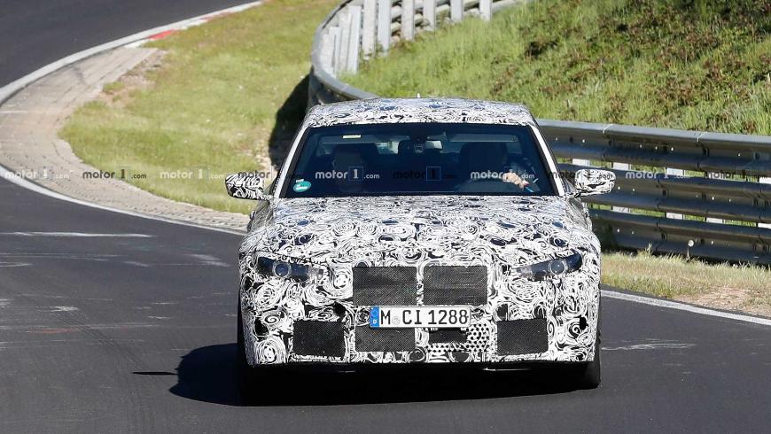 На Нюрбургринге вновь замечен прототип высокопроизводительного BMW M3 