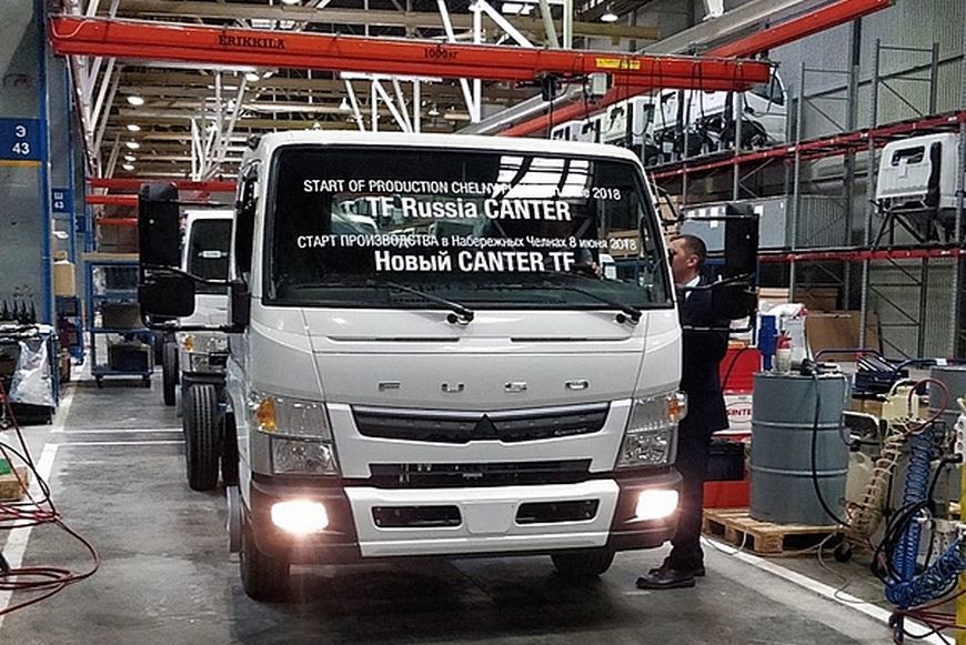 Mercedes и «КАМАЗ» приступили к производству среднетоннажного грузовика Canter TF
