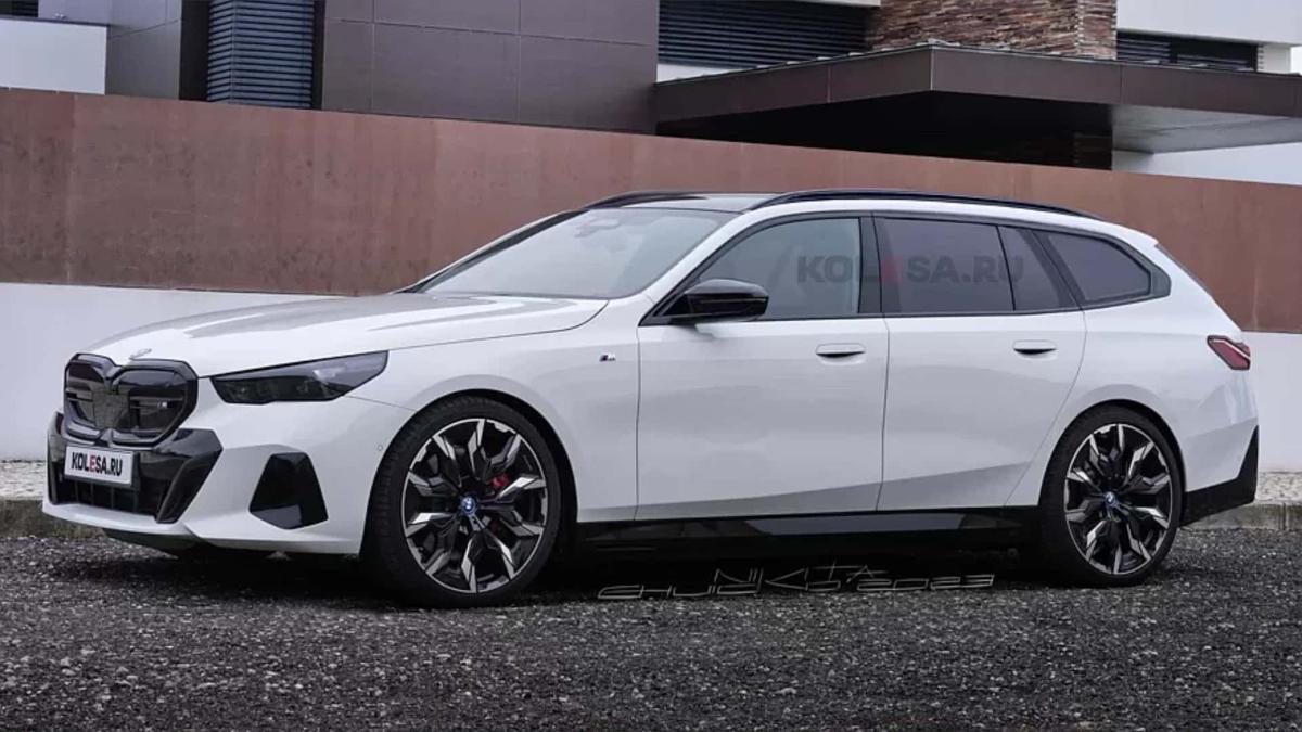 В Сети показали рендер BMW 5 Series нового поколения в кузове универсал