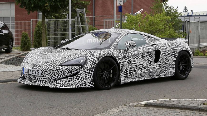 В сети появились шпионские фотографии McLaren 600LT