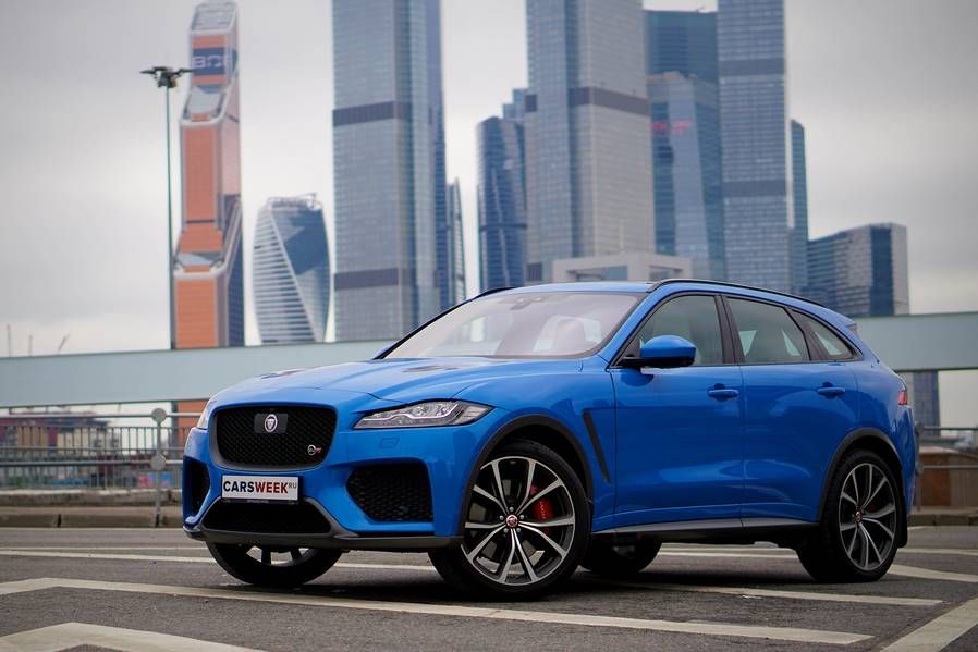 Ягуар f Pace ДТП