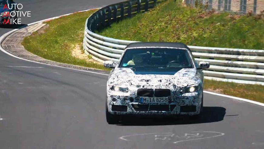 На Нюрбургринге замечен прототип нового BMW 4-Series в версии кабриолет