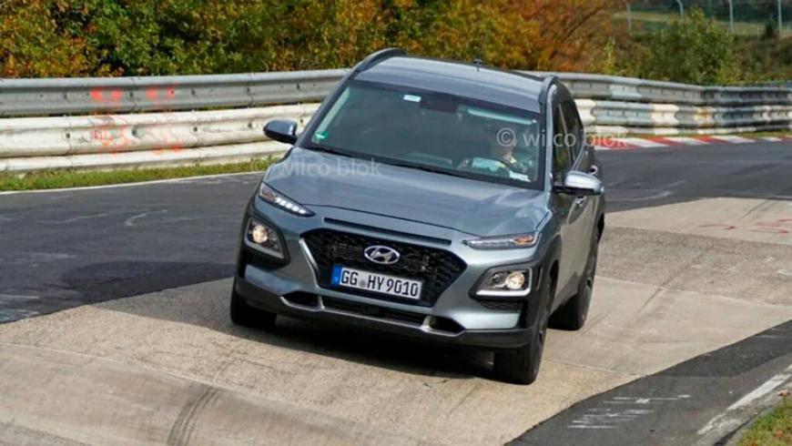 «Заряженный» Hyundai Kona N вышел на тестовые испытания
