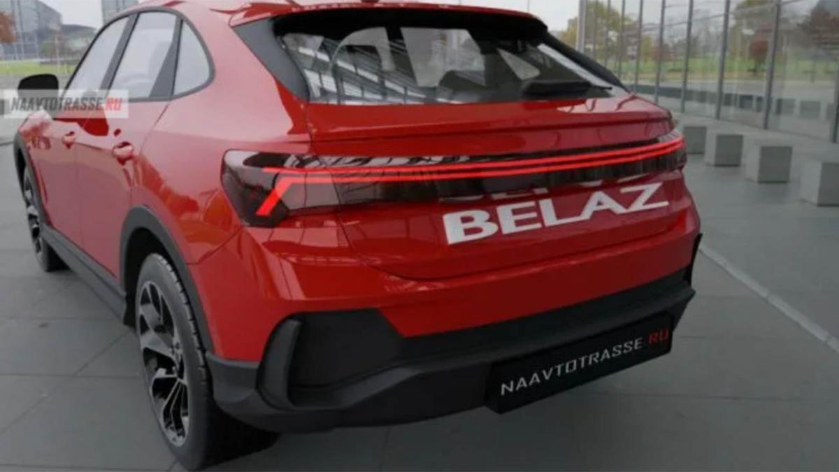 Новое кросс-купе БелАЗ-75710 2022-2023 года показали на независимых фоторендерах