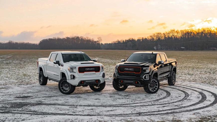 Harley-Davidson представит специальную версию пикапа GMC Sierra