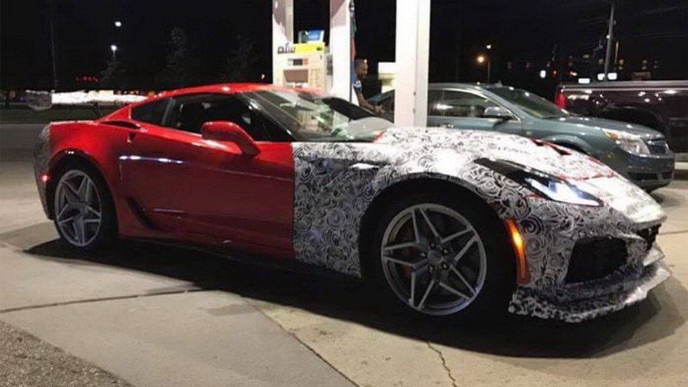 Новый Chevrolet Corvette ZR1 «засветился» в интернете