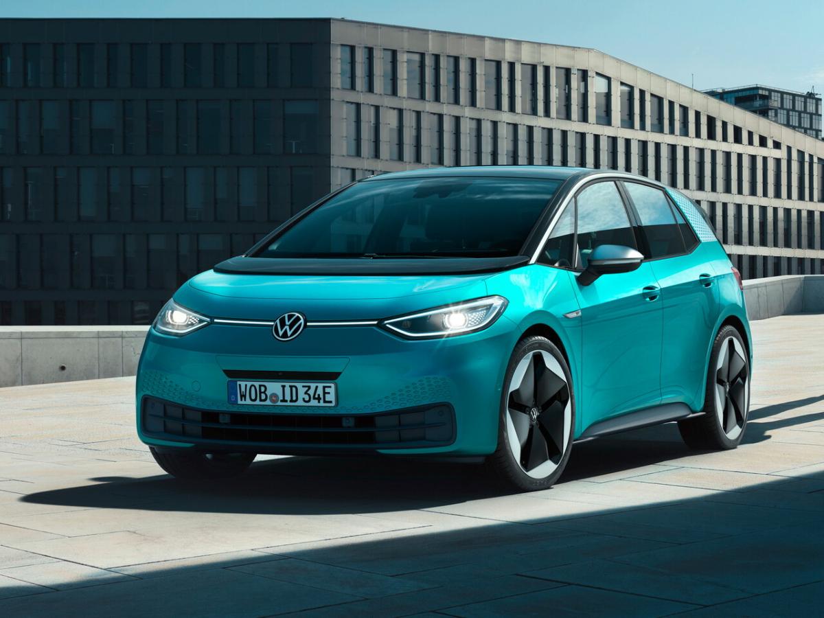 Volkswagen ID.3 был самым продаваемым электромобилем в октябре 2020 