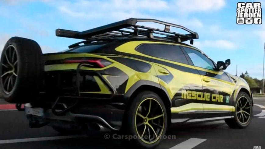 Гоночная версия Lamborghini Urus выехала на тесты 