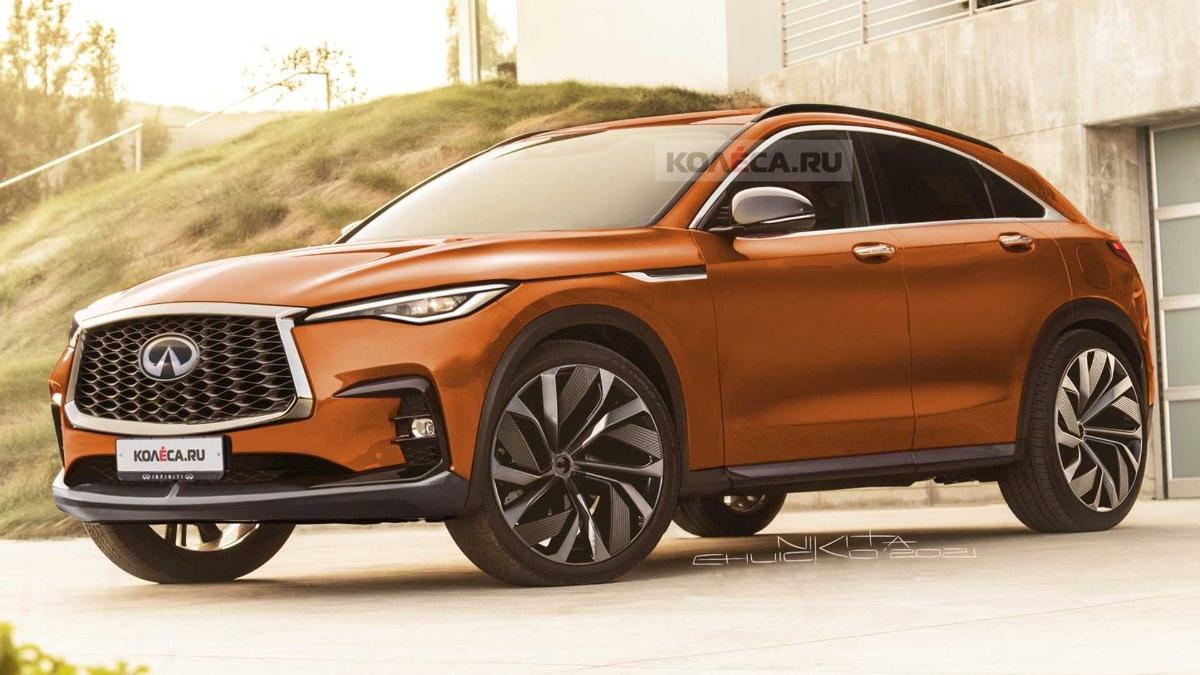 В Сети появился рендеринг на обновленный кроссовер Infiniti FX 