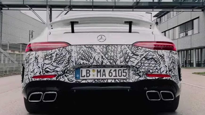 Mercedes-AMG опубликовал тизер на электрифицированный GT 73 