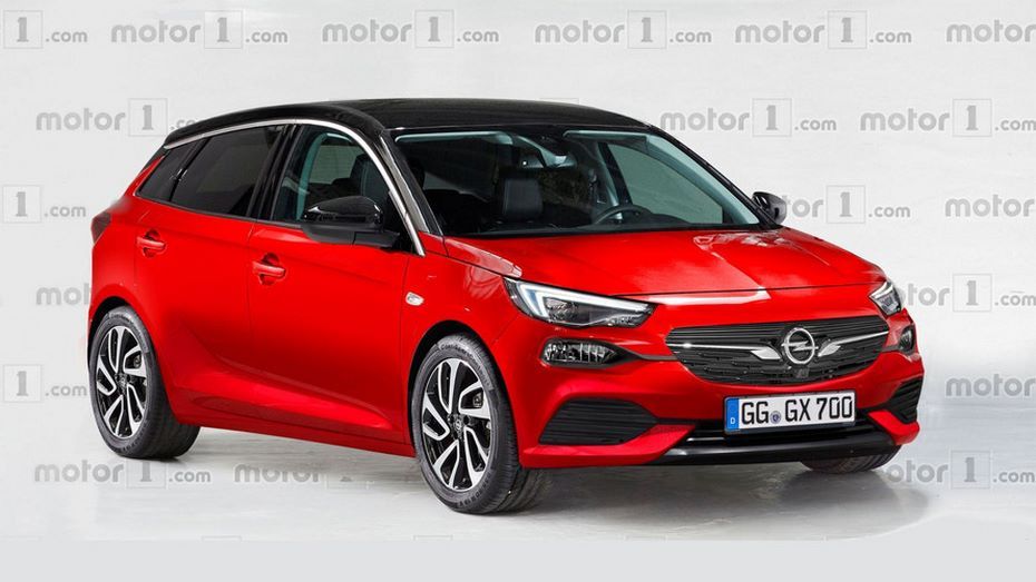 В сети появился первый рендер будущей версии Opel Corsa 2019 модельного года