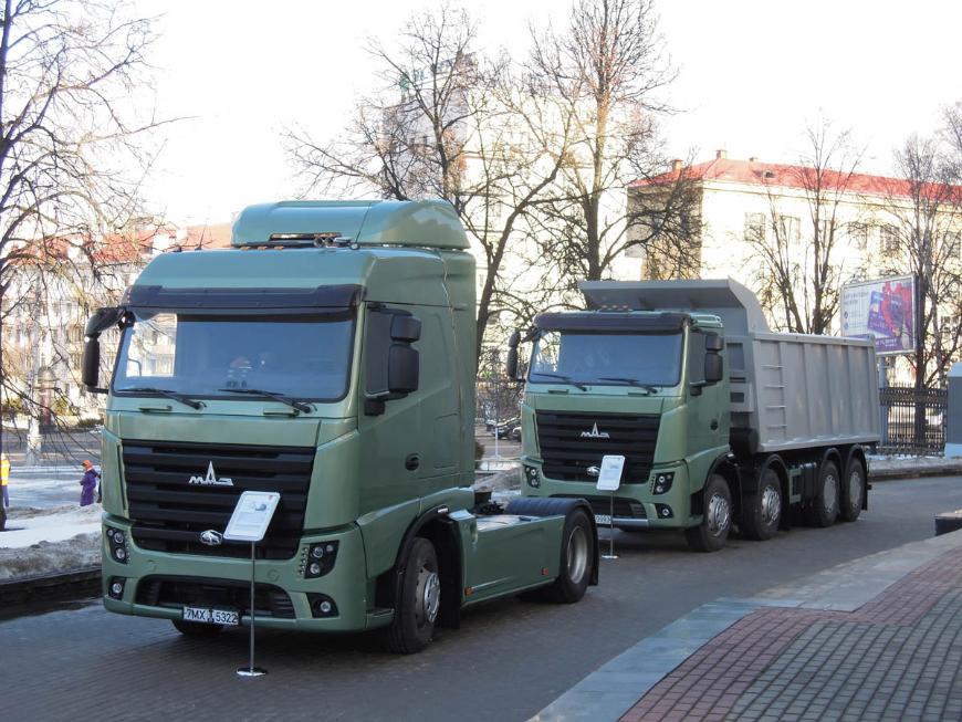 МАЗ запустил в серийное производство грузовые автомобили класса Евро-6