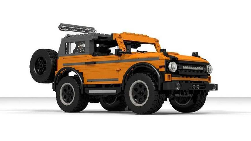 Инженер Ford создал копию внедорожника Bronco из конструктора Lego 