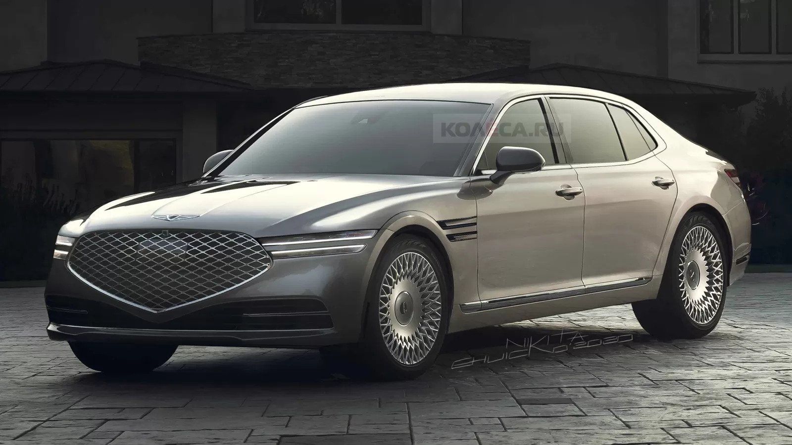 Опубликовали дебютные изображения нового Genesis G90