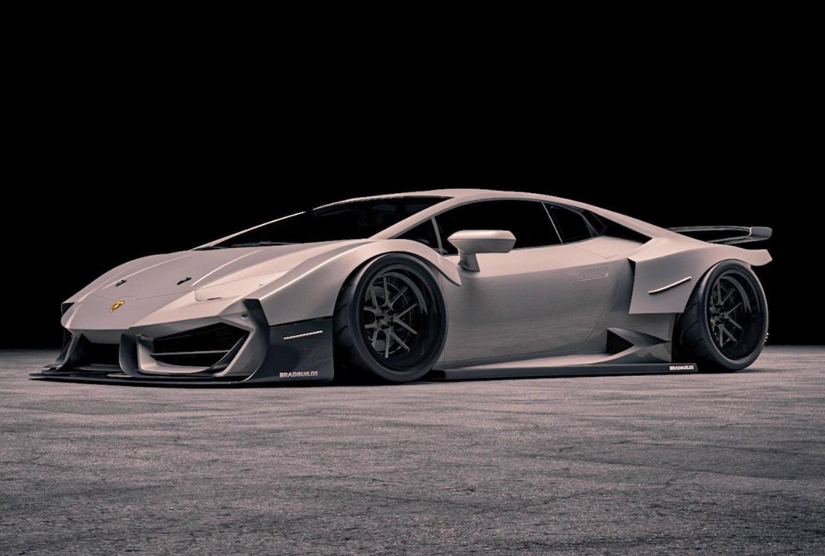  Lamborghini Huracan получил внешность в духе безумного концепта Terzo Millennio