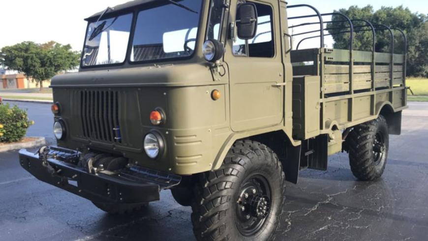 В США продаётся военный ГАЗ-66, оценённый почти в 500 тысяч рублей