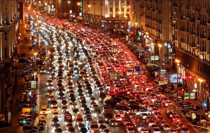 В Москве стали реже ездить на личных автомобилях 