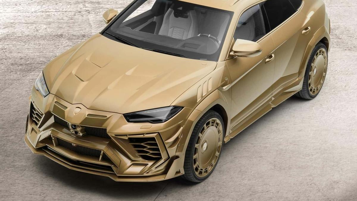 Золотой Lamborghini Urus от ателье Mansory выглядит очень дорого