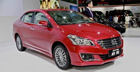 В Китае начинается приём заказов на новый седан Suzuki Alivio