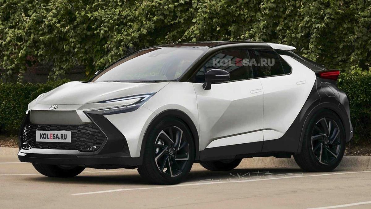 В Сети показали кроссовер Toyota C-HR 2024 модельного года