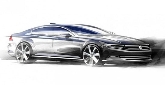 Представление концепткара Volkswagen Passat CC состоится этой весной в Женеве 