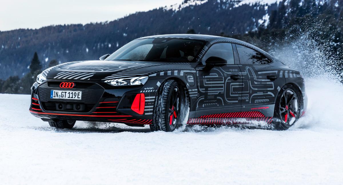 Роскошное электрическое купе Audi E-Tron GT представят 9 февраля