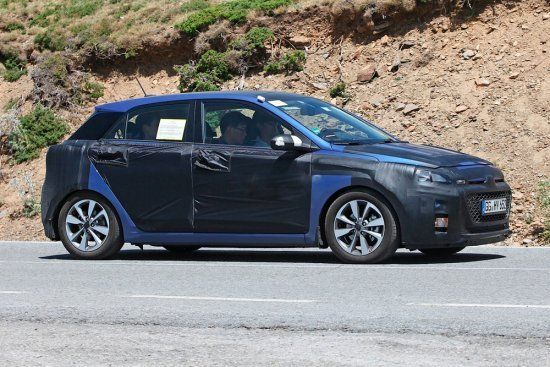 Hyundai проводит тестирование нового хэтчбека