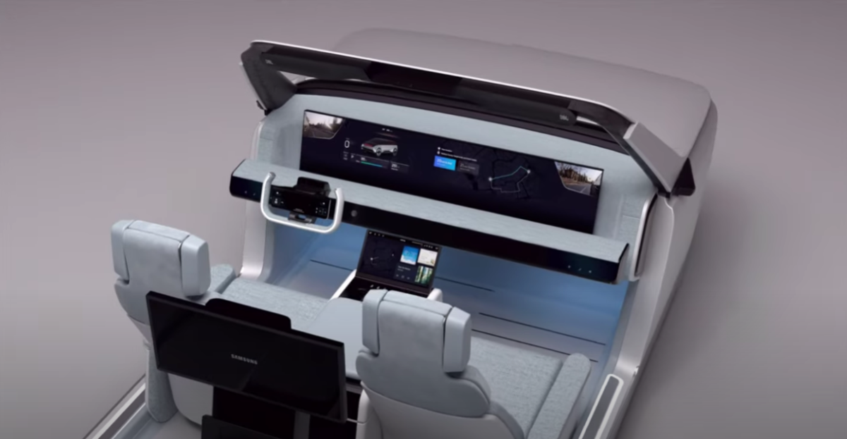 Компания Samsung показала концепцию автомобиля будущего 