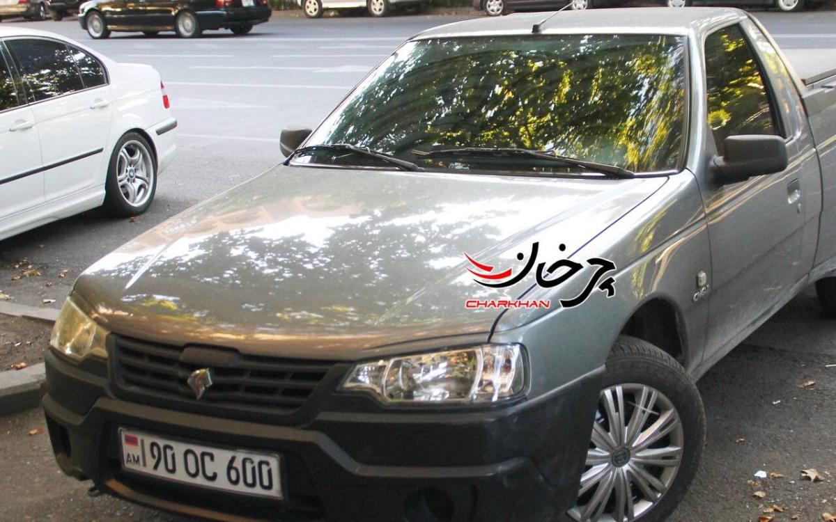 Charkhan: В Армении начались поставки иранского пикапа IKCO Arisun 2 на базе Peugeot 405