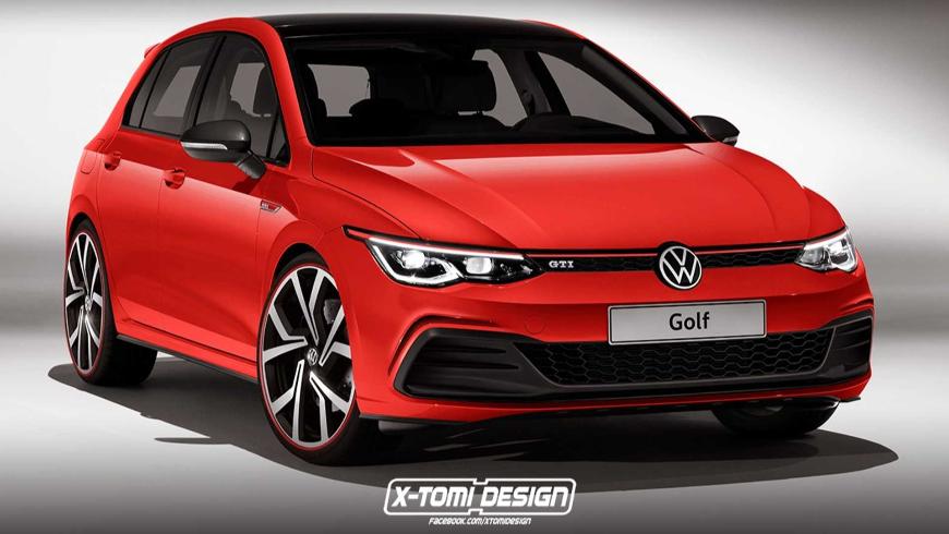 В Сети оказалось изображение высокопроизводительного VW Golf GTI нового поколения