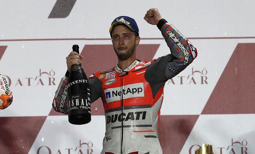 MotoGP: Гран-При Катара неожиданно выиграл Довициозо