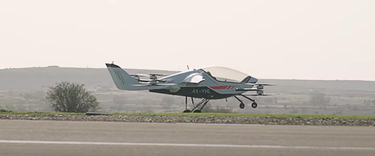Стартап из Израиля протестировал летающий электромобиль AIR ONE