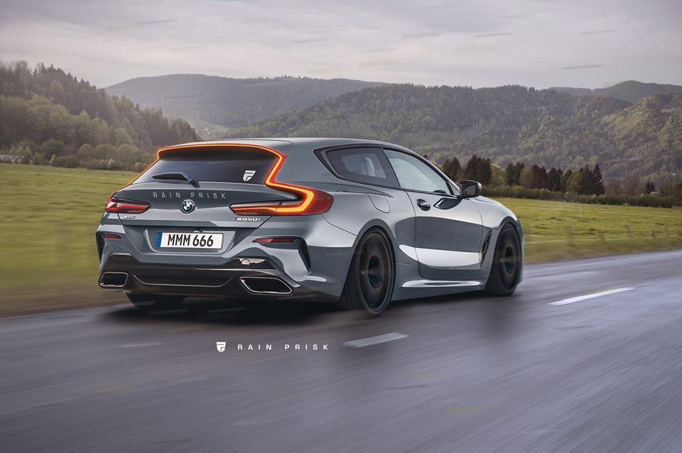 В сети представили рендер BMW 8-Series в кузове Shooting-Brake
