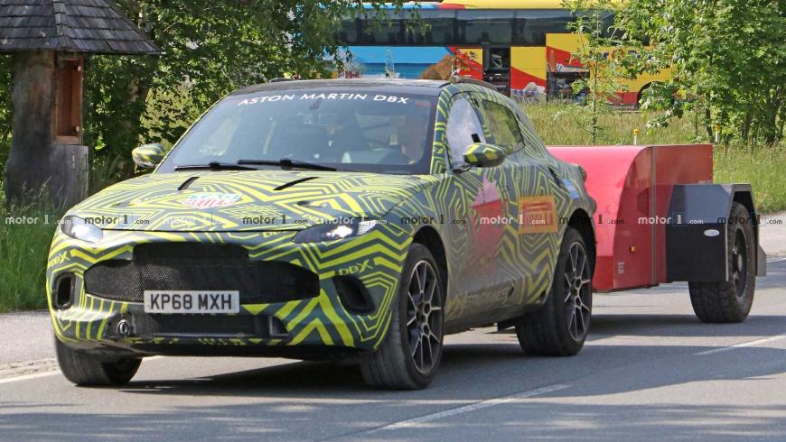 На испытаниях замечен прототип нового кроссовера Aston Martin DBX 