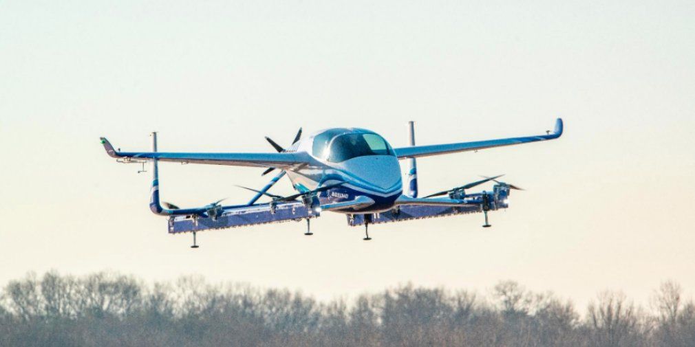 Boeing начал тестировать автопилотируемое воздушное такси