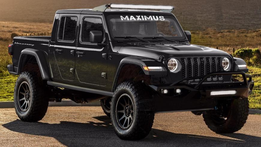 Ателье Hennessey представило 1000-сильную версию пикапа Jeep Gladiator