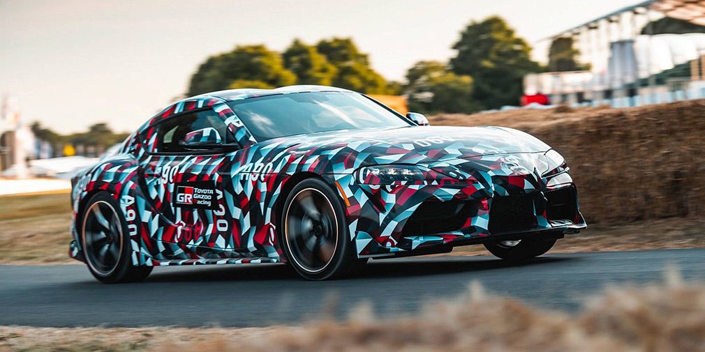 Новая Toyota Supra получила новый камуфляж от военного линкора