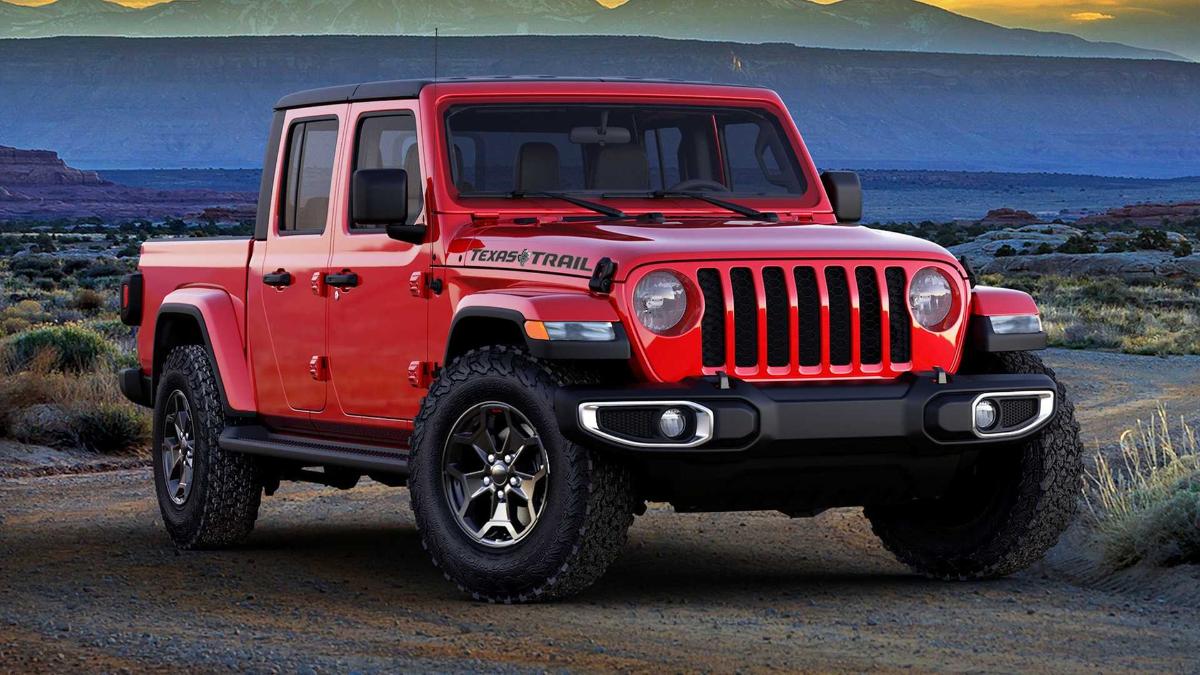 Jeep представил пикап Gladiator 2021 в эксклюзивной версии Texas Trail 