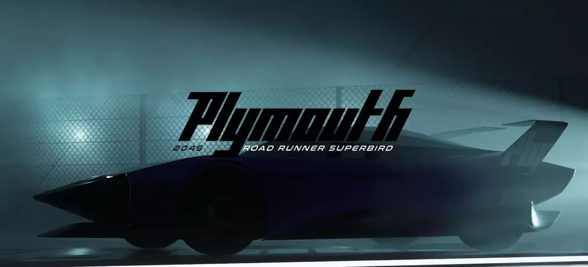В Сети появился рендер на концептуальный электромобиль Plymouth Superbird 