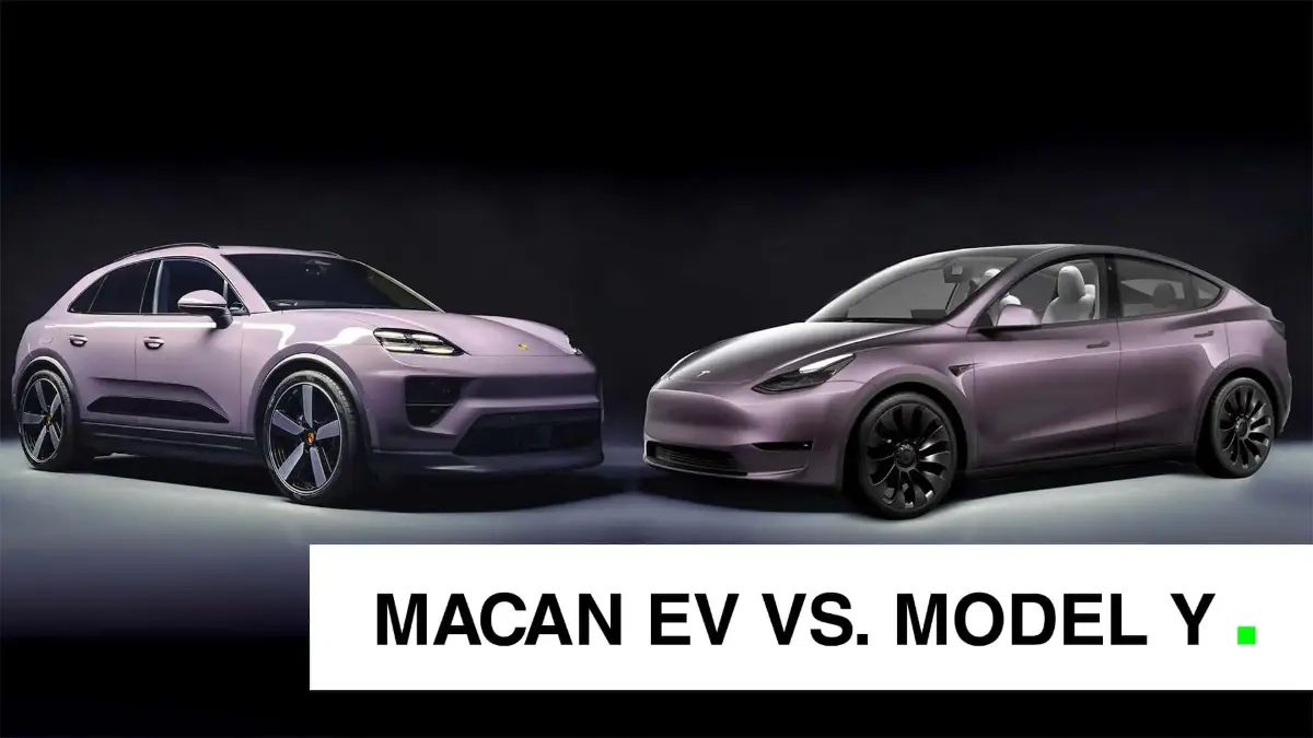 Какой из электрических кроссоверов лучше - Porsche Macan или Tesla Model Y