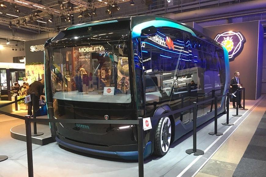 На стокгольмской выставке был представлен автопилот-автобус Scania