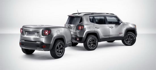 В Женеве состоится премьера высокотехнологичного кроссовера Jeep Renegade Hard Steel